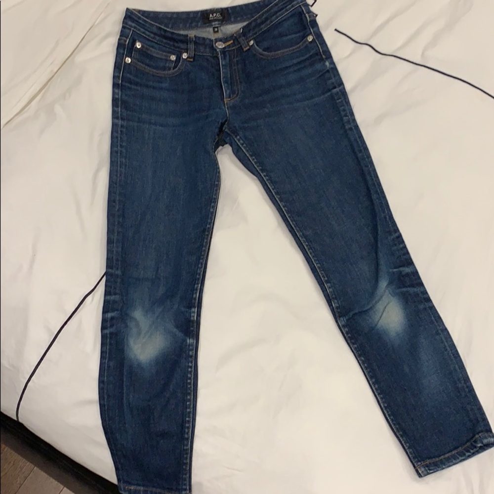 A.P.C. Blue skinny jeans